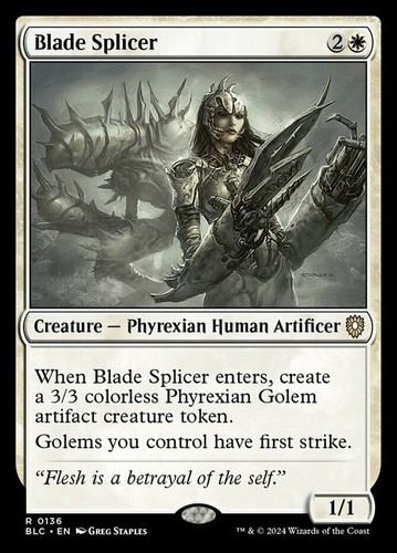 Blade splicer mtg - x1, r